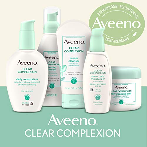 Aveeno Clear Complexion Foaming Oil-Free Facial Cleanser