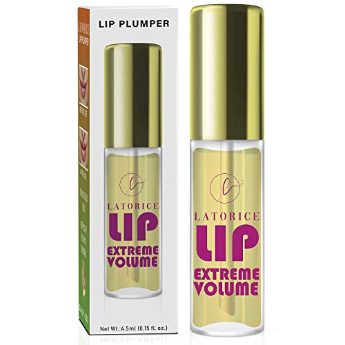 Latorice Lip Plumper, Natural Lip Enhancer Lip Gloss