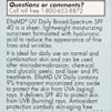 EltaMD UV Daily Face Sunscreen Moisturizer with Hyaluronic Acid