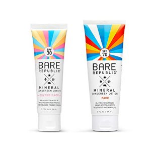 SPF 30 Matte Face Lotion Tinted + Mineral Face SPF 70