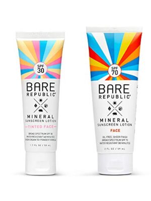SPF 30 Matte Face Lotion Tinted + Mineral Face SPF 70