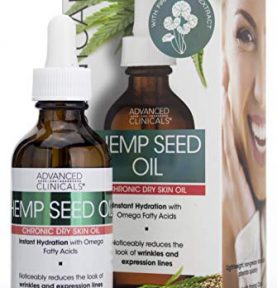 Advanced Clinicals Hemp Seed Oil for Face.
