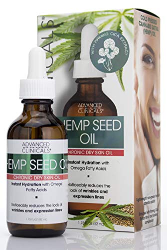Advanced Clinicals Hemp Seed Oil for Face.