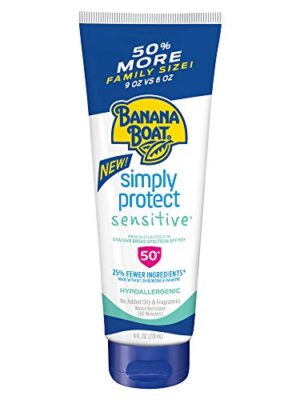 Banana Boat Simply Protect Sensitive Reef Friendly Sunscreen Lotion