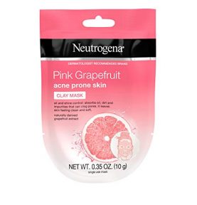 Neutrogena Pink Grapefruit Clay Pore-Refining Face Mask for Acne-Prone Skin - 36 pack
