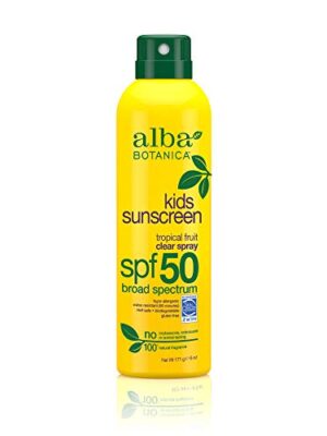 Alba Botanica Tropical Fruit Clear Spray Kids SPF 50 Sunscreen