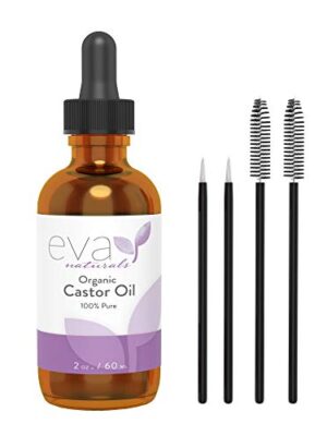 Eva Naturals Organic Castor Oil (2oz) - Promotes Hair