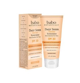 Babo Botanicals Daily Sheer Moisturizing Mineral Tinted Sunscreen SPF 30