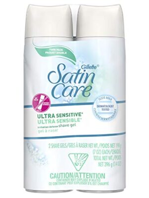 Satin Care Ultra Sensitive Shave Gel twin pack