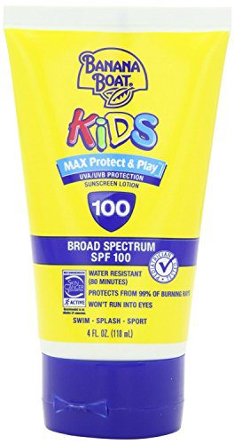 SPF 100 Banana Boat Kids Max Protect & Play Broad Spectrum