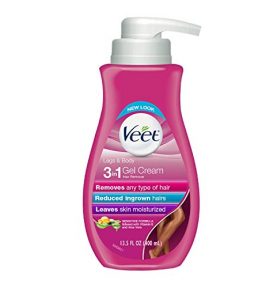 Body Gel Cream Hair Remover with Aloe Vera and Vitamin E