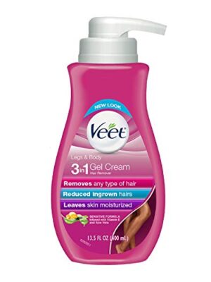 Body Gel Cream Hair Remover with Aloe Vera and Vitamin E