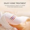 Led Face Mask Light Therapy, ALINETEFF 3 Colors Light Therapy