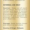 Fractionated Coconut Oil - 100% Pure