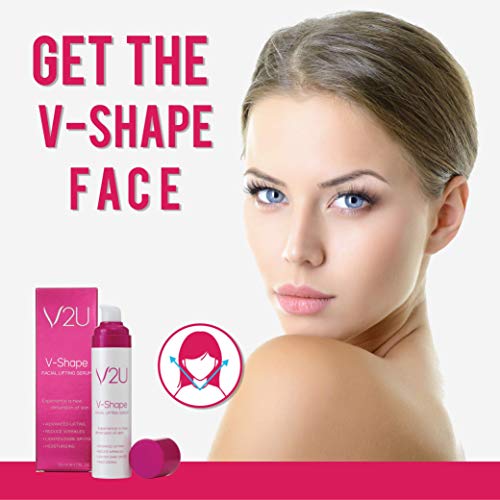 V2U Facial Anti Aging Serum, Natural Anti Wrinkle