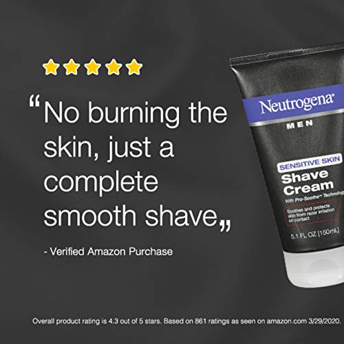 Neutrogena Men's Shaving Cream with Pro-Soothe Technology for Sensitive Skin