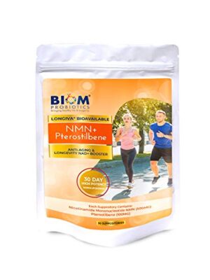 Biom NMN (500mg) + Pterostilbene Anti-Aging Suppository.