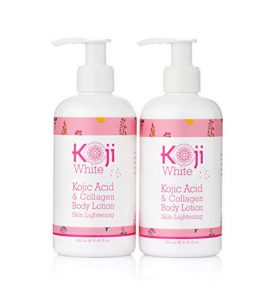 Koji White Kojic Acid, Collagen Body Lotion Skin Brightening