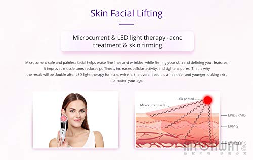 2 in 1 Microcurrent Skin Rejuvenation Facial Care Device