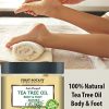 100% Natural Tea Tree Oil Body, Foot Scrub with Dead Sea Salt