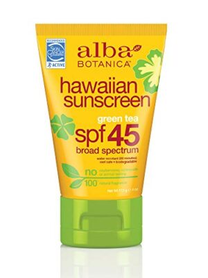 Alba Botanica Green Tea Hawaiian SPF 45 Sunscreen