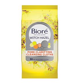 Bioré, Witch Hazel Wipes Pore Clarifying Cleansing Cloths