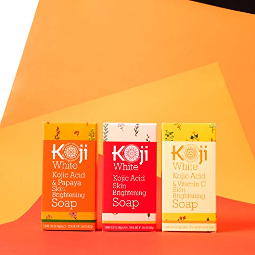 Koji White Kojic Acid, Papaya Skin Brightening Soap
