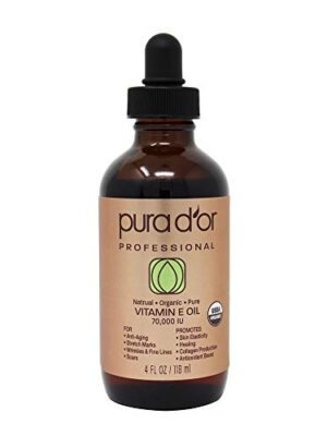 PURA D'OR Natural Vitamin E Oil: Your Ultimate Skin Savior! 🌿✨
