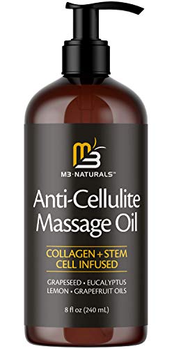M3 Naturals Anti Cellulite Massage Oil Infused