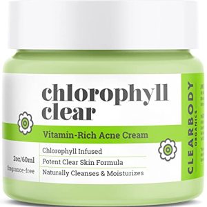 Chlorophyll Acne Cream Treatment- Natural Face Moisturizer