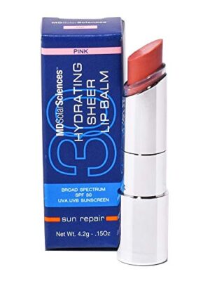MDSolarSciences Hydrating Sheer tinted Pink Lip Balm SPF 30