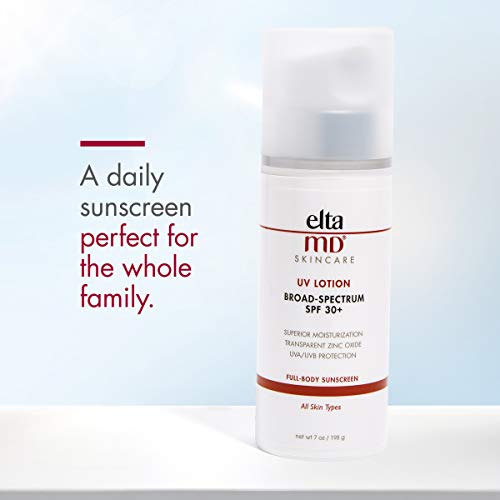 UV Lotion SPF 30+: Full-Body Protection for Silky Smooth Skin, UVA, UVB, Broad-Spectrum, 7 oz