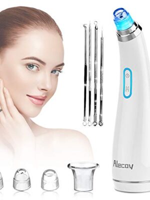 USB Rechargeable Blackhead Remover Vacuum with Adjustable Suction and Detachable Probes - Pore Cleaning and Acne Extracting Solution for Men and Women.