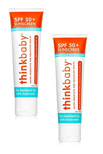 Thinkbaby Sunscreen SPF 50+ 3oz 88ml 2 Packs