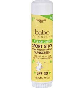 SPF 30 Babo Botanicals Clear Zinc Sport Stick
