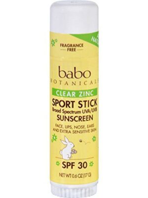 SPF 30 Babo Botanicals Clear Zinc Sport Stick