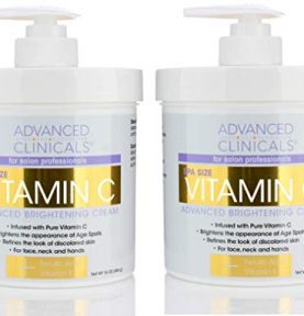 Advanced Clinicals Vitamin C Cream. Advanced Brightening Cream.