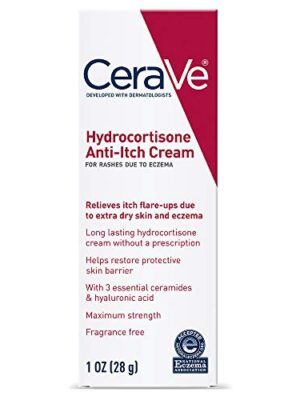 CeraVe Hydrocortisone Cream 1%, 1 Ounce , Eczema Treatment