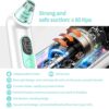 Blue Light Pore Cleaner Blackhead Remover – USB Rechargeable Vacuum with 3 Modes & 4 Probes 🌟🔵