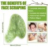 Rose Quartz Gua Sha Massage Tool - Facial Beauty Instrument for Women - Skin Care and Face Sculpting Tool - Neck Massager - Slimming and Firming SPA Board