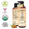 PURA D'OR Organic Sweet Almond Oil (16oz) Certified Organic 100% Pure