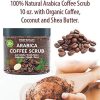 100% Natural Arabica Coffee Scrub with Organic Coffee