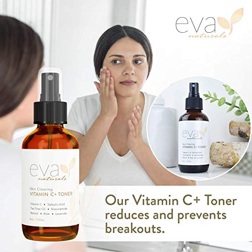 Eva Naturals Vitamin C Plus Toner (4oz) - Anti-Aging Facial Spray