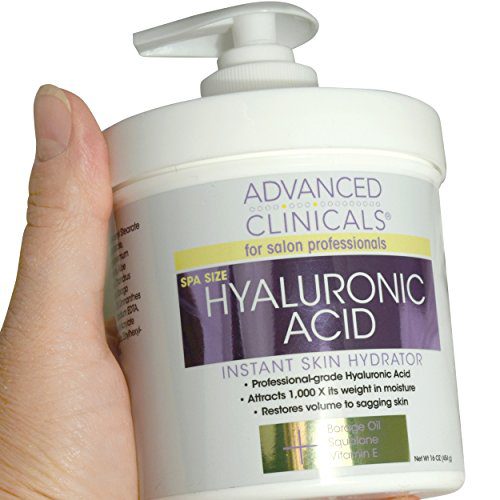 Advanced Clinicals Anti-aging Hyaluronic Acid Cream