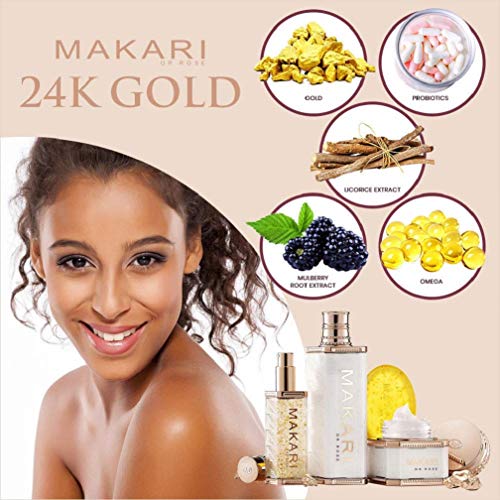 Makari 24K Gold Lightening Serum – Anti-Aging Face, Neck