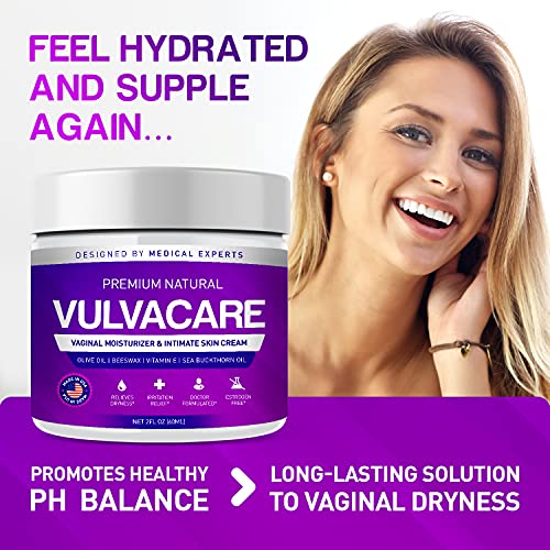 Natural Vulva Balm Cream - Intimate Skin Care for Menopause Support