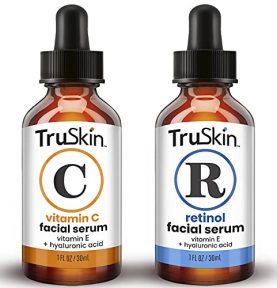TruSkin Day-Night Anti Aging Duo, Retinol Serum, Vitamin C