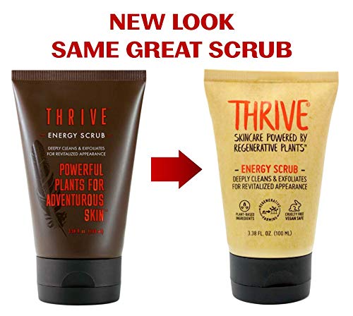 THRIVE Natural Face Scrub for Men, Women