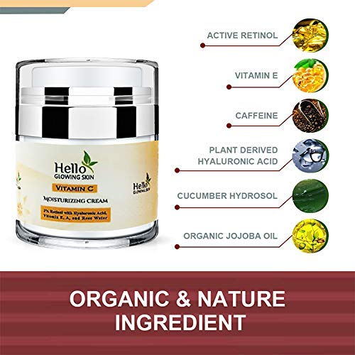 HelloGlowingSkin Vitamin C Moisturizer for Face Cream