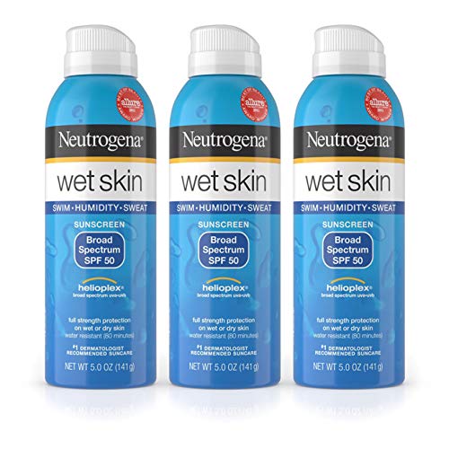 Neutrogena Wet Skin Sunscreen Spray Broad Spectrum SPF 50